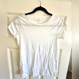 LOFT white tee   size M